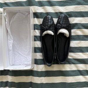 SCHUTZ - Arissa Flat in Woven Black BRAND NEW SOLD OUT COLOR